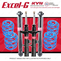 4x KYB EXCEL-G Shock Absorbers + Sport Low Coil Springs for MITSUBISHI Colt RA