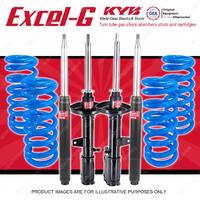 4x KYB EXCEL-G Shock Absorbers + STD Coil Springs for TOYOTA Celica ST204R