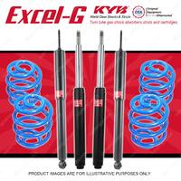 4x KYB EXCEL-G Shock Absorbers + Lovells Sport Low Coil Springs for SAAB 900