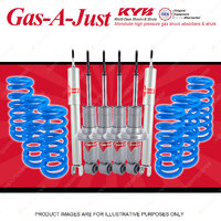 6x KYB GAS-A-JUST Shock Absorbers + STD Coil Springs for JAGUAR XJSC XJ40