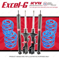 4x KYB EXCEL-G Shock Absorbers + Super Low Coil Springs for HOLDEN Statesman WK