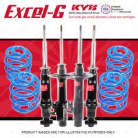 4x KYB EXCEL-G Shocks + Sport Low Coil for HOLDEN Commodore VE FE2 Sports V6