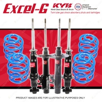 4x KYB EXCEL-G Shocks + Super Low Coil for HOLDEN Commodore VE FE2 Sports V6