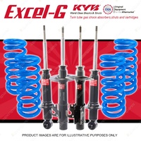 4x KYB EXCEL-G Shocks + STD Coil Springs for HOLDEN Commodore VE Statesman WM
