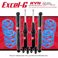 4x KYB Excel-G Shocks+Super Low Coil Springs for Ford Falcon BF Sedan 2005-2008