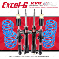 4x KYB Excel-G Shocks + Sport Low Coil Springs for Toyota Paseo EL44 EL54 91-99