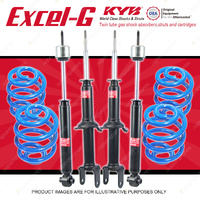4x KYB Excel-G Shocks + Super Low Coil Springs for Ford Falcon EB ED 1991-1993