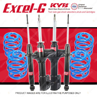 4 KYB Excel-G Shocks + Sport Low Coil Springs for Mitsubishi Verada KH 1999-2000