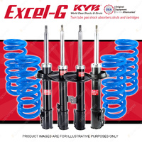 4x KYB Excel-G Shocks + Raised Coil Springs for Toyota Camry VDV10 1993-1995