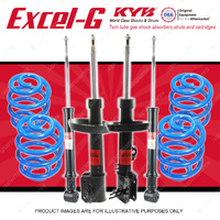 4x KYB Excel-G Shocks + Sport Low Coil Springs for Holden Vectra JR 1997-1998
