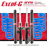 4x KYB Excel-G Shocks + STD Coil Springs for Holden Captiva CG SUV 2006-On