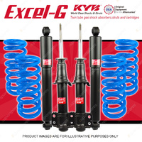 4x KYB Excel-G Shocks + Raised Coil Springs for Ford Territory SY AWD 2007-2011