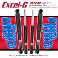 4x KYB Excel-G Shocks + Raised Coil Springs for Ford Everest UA SUV 2015-2018