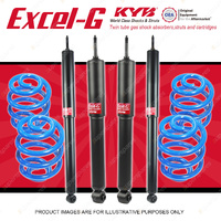 4x KYB Excel-G Shocks + Super Low Coil Springs for Holden Gemini TC 1977-1978