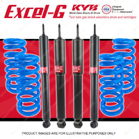 4x KYB Excel-G Shocks + STD Coil Springs for Holden Gemini TE TF TG Wagon 79-84
