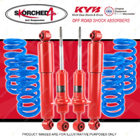4x KYB Skorched 4's Shocks + STD Coil Springs for Nissan Pathfinder R51 05-13