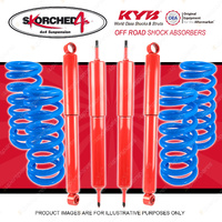 4x KYB Skorched 4's Shocks + STD Coil Springs for Ford Maverick 1988-1993