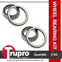 2 x Trupro Rear Wheel Bearing Kit for Toyota Hi-Lux KUN26R 4 Cyl 4WD 3/05-8/08