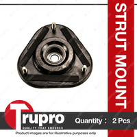 2 x Trupro Front Strut Mounts for Toyota Corolla ZZE122 Prius NHW11 NHW20R 01-09