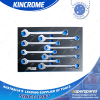 8 Pcs of Kincrome Evolution Metric Imperial Jumbo Combination Spanners EVA Tray