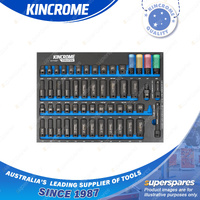 54 Pcs of Kincrome 1/2" Drive Evolution Impact Sockets & Accessories EVA Tray