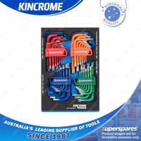 36 Pcs of Kincrome Evolution Hex & TORX Hex Keys Set Fastening EVA Tray