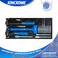 16 Pcs of Kincrome Evolution Striking & Prying EVA Tray - Hammer Punch Chisel