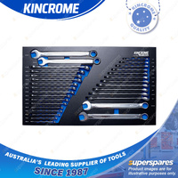 30 Pcs of Kincrome Off-Road Combination Spanners EVA Tray - Metric & Imperial