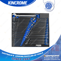 38 Pcs of Kincrome Trade Centre Combination Spanners EVA Tray Metric & Imperial