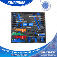 154 Pcs of Kincrome Trade Centre Torquemaster Screwdrivers & Fastening EVA Tray