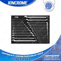 30 Pcs of Kincrome Contour Combination Spanners EVA Tray - Metric & Imperial