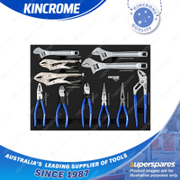 11 Pcs of Kincrome Contour Tool Chests & Trolleys Pliers & Wrenches EVA Tray