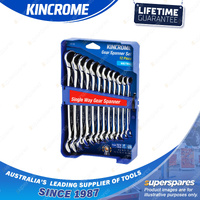 12 Pcs of Kincrome Metric Single Way Gear Spanner Wrenches Set - Sizes 8mm-19mm