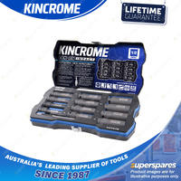 12 Pcs of Kincrome 1/2" Drive LOK-ON Deep Impact Socket Set & Fastener Punch
