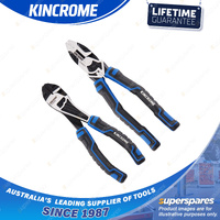 Kincrome 175mm Combination Pliers - Soft Grip Handles Chrome Vanadium Steel