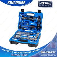 85 Pcs of Kincrome Portable Tool Kit - 1/2" Sockets & Accessories Screwdrivers