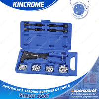 85 Pcs of Kincrome Nut Riveter Kit - Rivet Sizes M3 M4 M5 M6 & Blow Mould Case