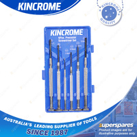 6 Pcs of Kincrome Precision Screwdriver Set - Phillips & Blade Drive Type