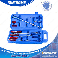 12 Pcs of Kincrome Thru-Tang Screwdriver Set - Phillips & Blade Drive Type