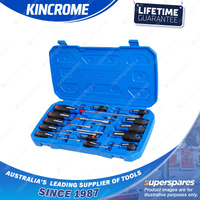 13 Pcs of Kincrome Torquemaster Screwdriver Set - Phillips & Blade Drive Type