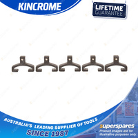 5 Pcs Kincrome 1/4" Square Drive Spare Rail Clips - without Sockets