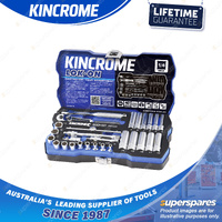 28 Pcs of Kincrome 1/4" Drive LOK-ON Socket Set - Metric Mirror Polish Finish