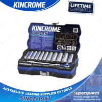 13 Pcs of Kincrome 1/4" Drive LOK-ON Socket & Extension Set - Metric Deep Socket