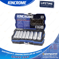8 Pcs of Kincrome 3/8" Drive LOK-ON Socket Set - Imperial Deep Sockets