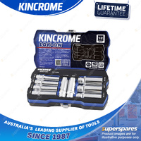9 Pcs of Kincrome 1/2" Drive LOK-ON Socket Set - Imperial Deep Sockets