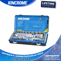39 Pcs of Kincrome 3/8" Drive Socket Set - Metric & Imperial Mirror Polish