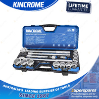 17 Pcs of Kincrome 3/4" Drive Socket Set - Metric Mirror Polish Finish