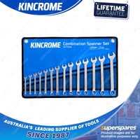 14 Pcs of Kincrome Combination Spanner Wrench Set - Metric Chrome Vanadium Steel