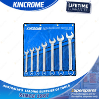 7 Pcs of Kincrome Jumbo Combination Spanner Set - Metric Mirror Polish Finish