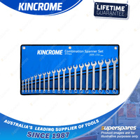 19 Pcs of Kincrome Combination Spanner Set - 6mm-24mm Metric Satin Finish